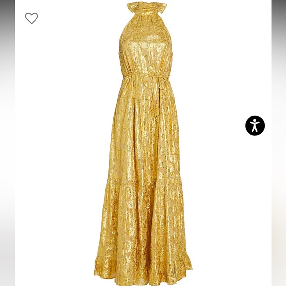 Saylor Alexi Floral Georgette Gown (S) - Picture 2 of 5